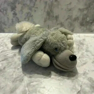 Vintage 1991 Playskool Lil Pooches Reggie Plush Dog with Moveable Mouth